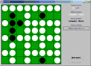 Screenshot of a peculiar game position